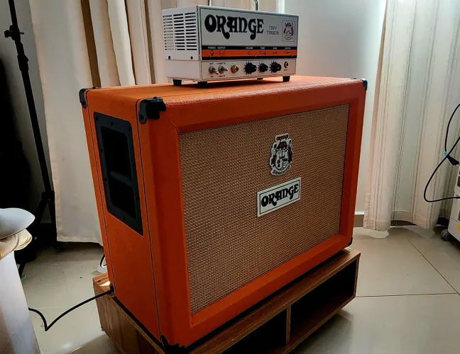 Gabinete Oragen 2x12 Celestion v30 + Cabeçote Tiny Terror 15w