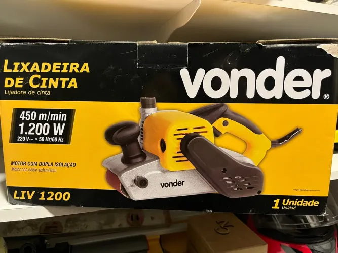 Lixadeira de cinta Vonder 1200w 220v