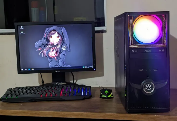 Pc Gamer E7 | Kit Mancer RGB | Roda LoL Minecraft 100FPS | Anápolis | R$ 450