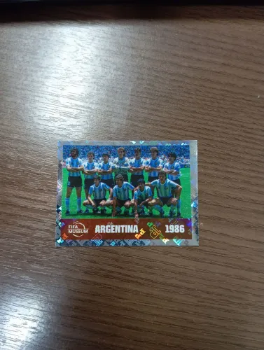 Carta da Panini da copa do mundo 
