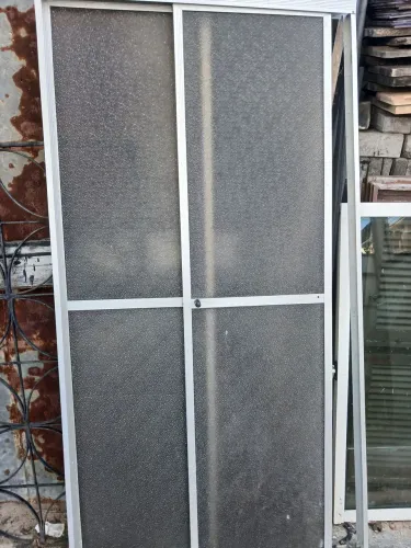 Porta boxe de aluminio acrílico para banheiro 