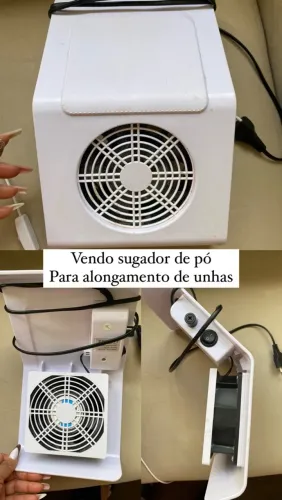 Aspirador de pó pra alongamento de unha