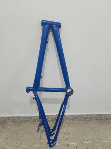Quadro de bike azul