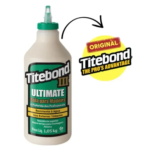 Cola Titebond III, a preferida do luthier