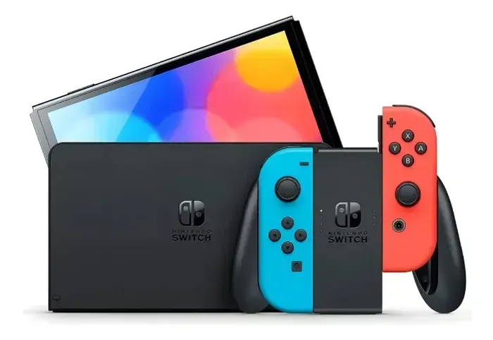  Nintendo Switch OLED - Azul/Vermelho