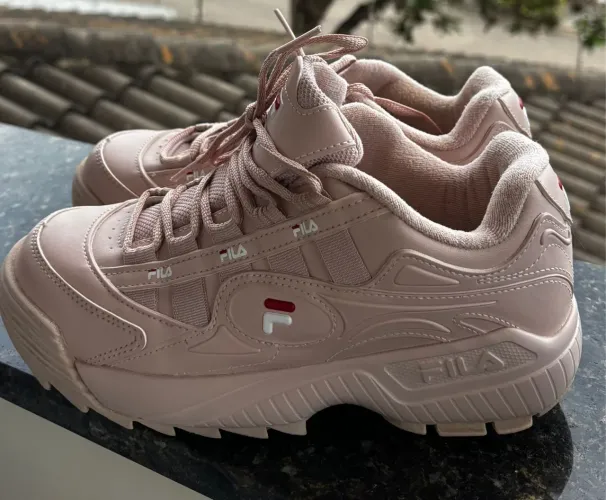 Tênis fila n.37 rosa 