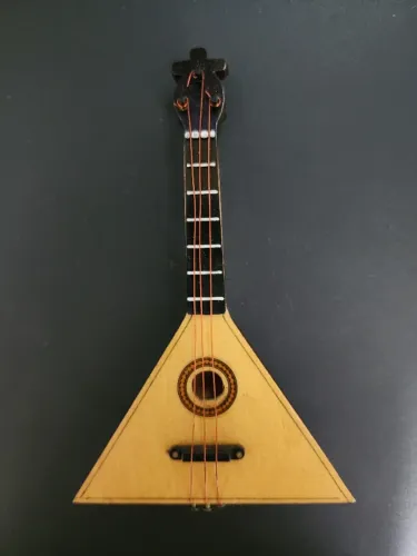 Miniatura Instrumento Musical - Balalaica