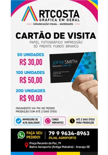 Cartão de visitas
