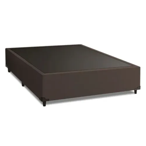 Base Casal Simples cor marrom _ pronta entrega 