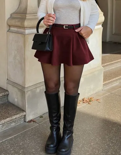 Short saia Plus Size 