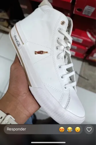 Tenis branco Coca Cola