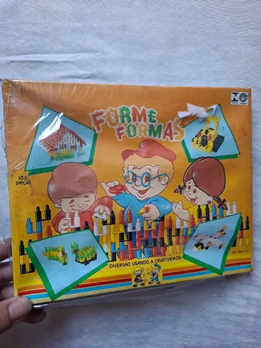 Brinquedo Forme Formas lacrado antigo vintage 