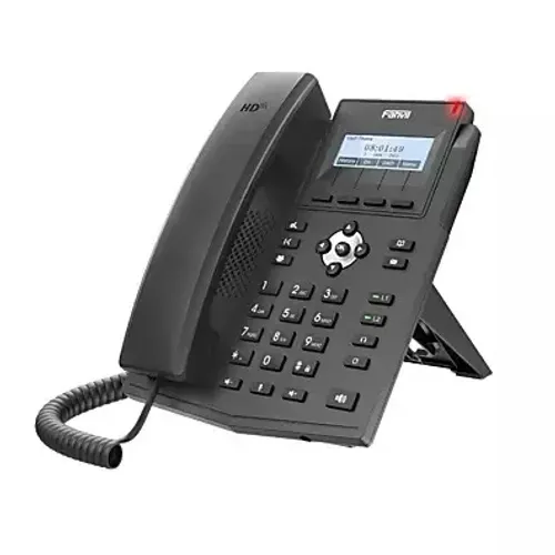 Telefone IP Fanvil X1S - 2 Linhas SIP, Display Iluminado 128x48, HD Voice