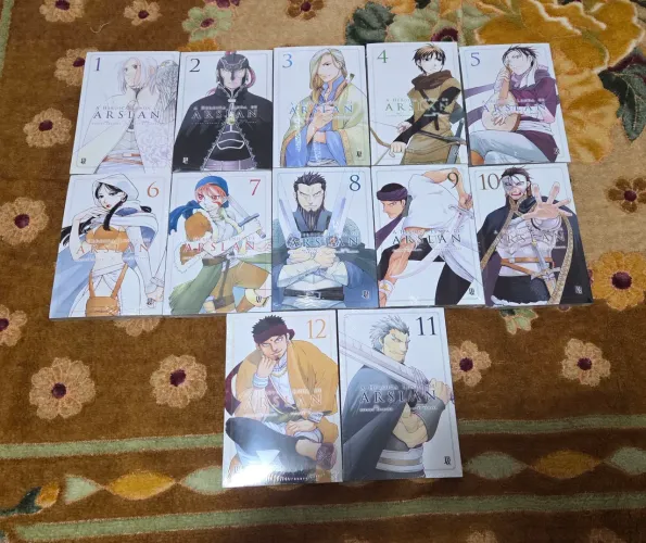 Lote manga a heroica lenda de arslan