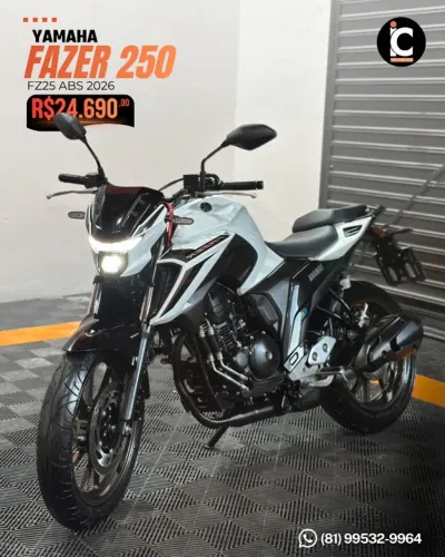 Yamaha fz25 fazer 250 abs 2026 apenas 3.700km