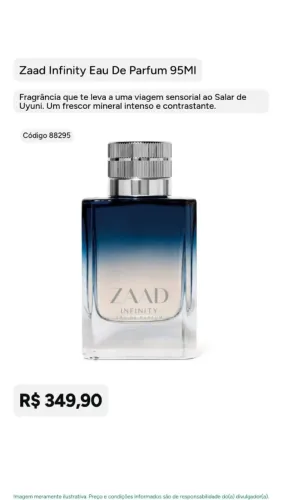 Perfume Zaad por 250novo lançamento