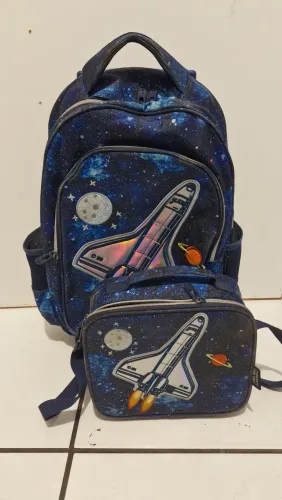 Mochila e Lancheira Astronauta