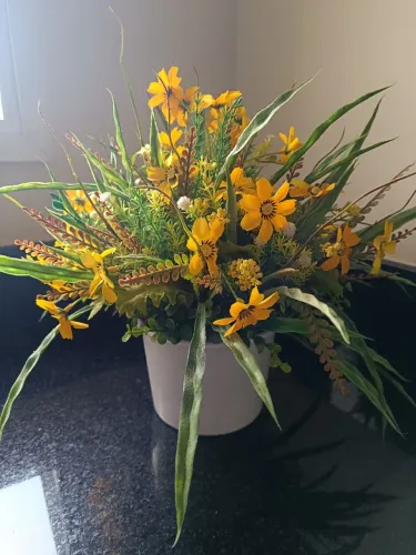 Vaso com flores