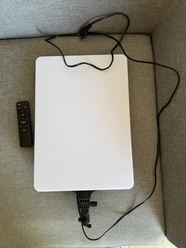 Painel de LED B-MAX BM-L16 com Controle e Adaptador para Tripé