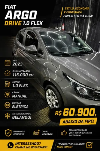Fiat Argo Drive 1.0 6V Flex 2023