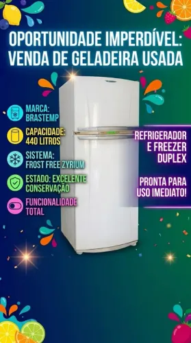 Geladeira Brastemp Frost Free 440 Litros