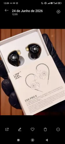 KZ EDX Pro X Fone Gamer Retorno Palco In Ear Com Microfone PC Celular Original