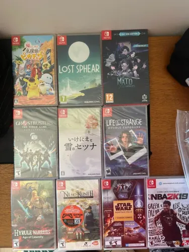 JOGOS NINTENDO SWITCH e SWITCH 2- Primeira foto jogos Lacrados