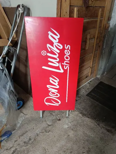 Placa de Comércio parede