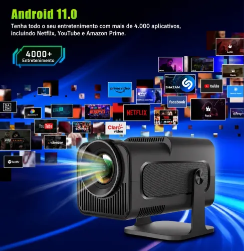 Projetor portátil Smart Cinema 