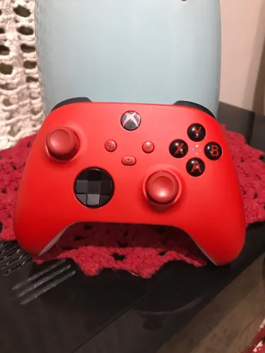 Controle Xbox vermelho/ séries x/s e PC