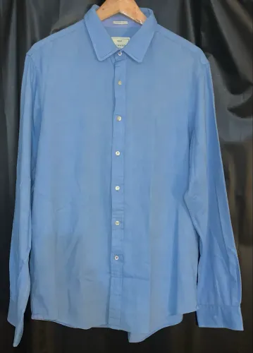 Camisa Social Richards Custom Fit Light Oxford tamanho 03 impecável 