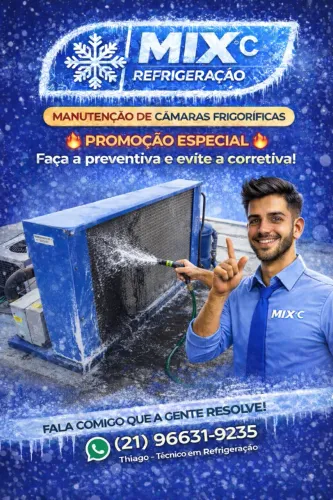 Conserto de câmara frigorífica/fria 