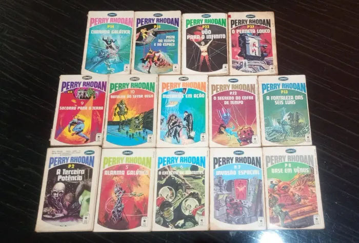 Perry Rhodan 14 Volumes ORIGINAIS 1975 · Raridade · Colecionador · Tecnoprint
