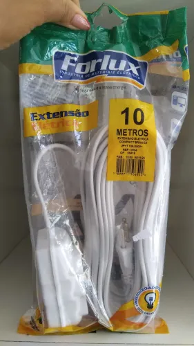 Extensão elétrica 10 Metro