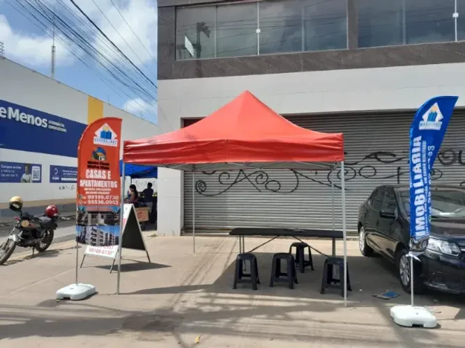VENDO TENDA SANFONADA DE METALON SEMINOVA 3X3
