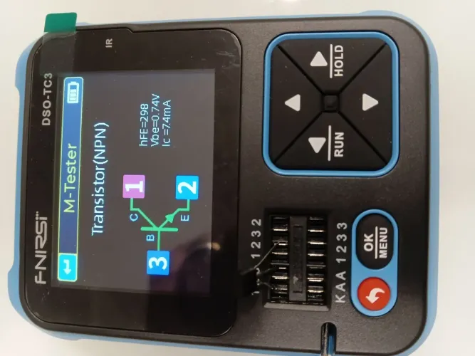 Testador de componentes + osciloscópio + Gerador de Sinais DSO-TC3