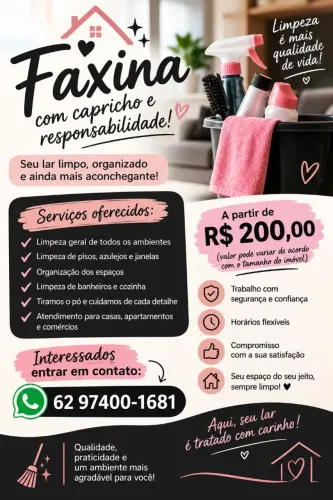 Faço faxina