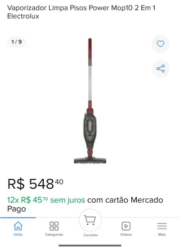 Vaporizador Limpeza e Esterilização