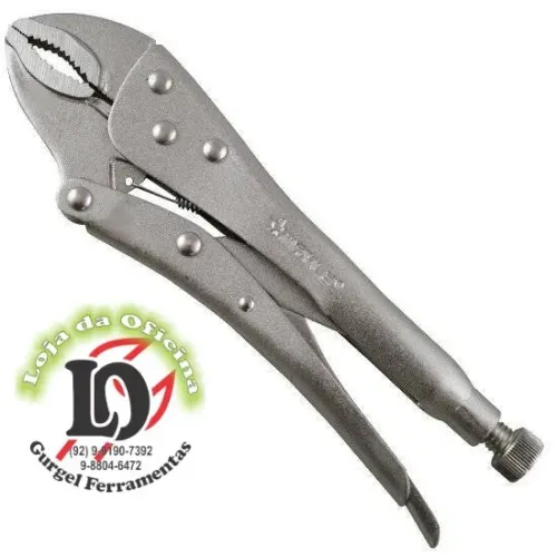 Alicate de pressão mordente curvo 10" - Sata