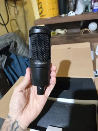 ? Microfone Audio-Technica AT2020 Original | Estado Novo
