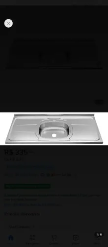 Pia cozinha inox nova lacrada.