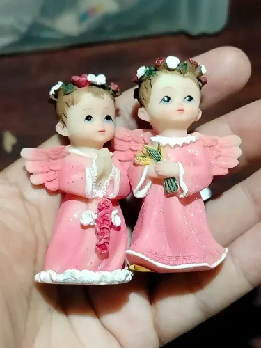 Coleção mini anjinhos em resina