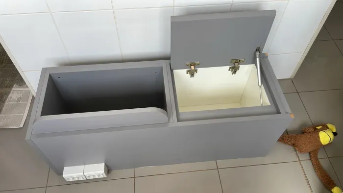 Armário de parede para microondas