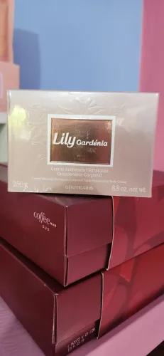 Lily Gardénia creme acetinado hidratante desodorante corporal 250g