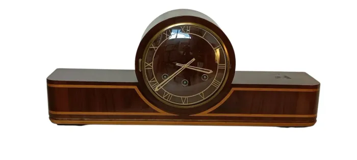 Relógio Carrilhão de lareira Art Deco Anos 40- Westminster original. Originalidade rara.