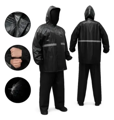 Capa De Chuva Motoqueiro Aar Impermeável Motoboy Reforçada