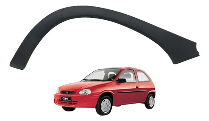 Moldura Paralama Traseira Esquerda Chevrolet Corsa 2001 2002