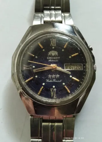 orient automatico azul marinho