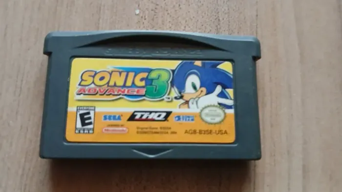 Jogo Sonic Advance 3 Original Americano