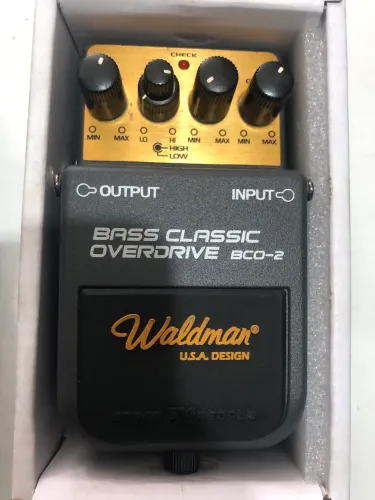 Pedal Bass Classic OverDrive Waldman 
